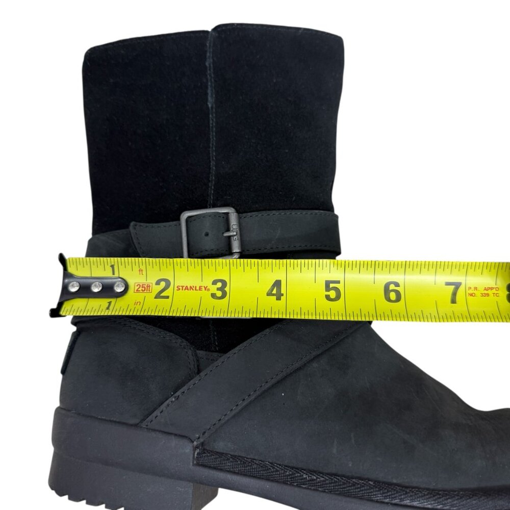 UGG Lorna Waterproof Leather Suede Women's Snow Winter Booties size 7.5 - Picture 13 of 14